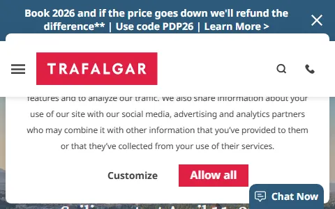 Trafalgar.com status preview image