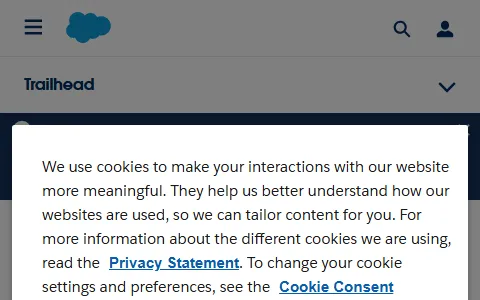 Trailhead Salesforce status preview image