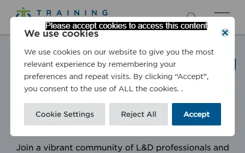 Training Industry status preview image