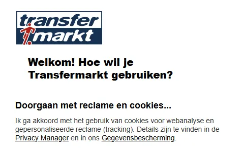 Transfermarkt Netherlands status preview image
