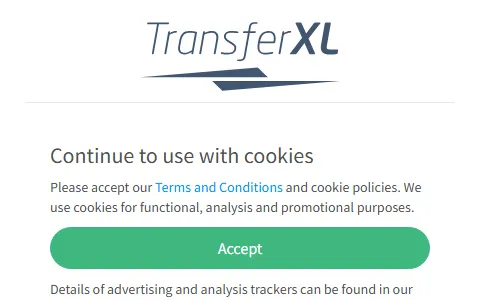 TransferXL status preview image