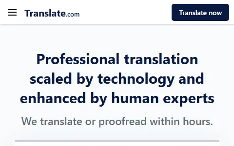 Translate.com status preview image