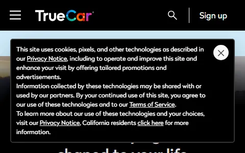TrueCar status preview image