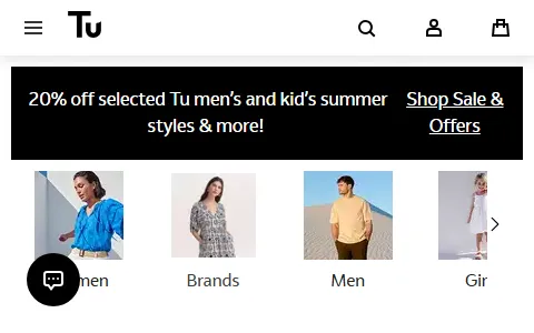 Tu Clothing status preview image