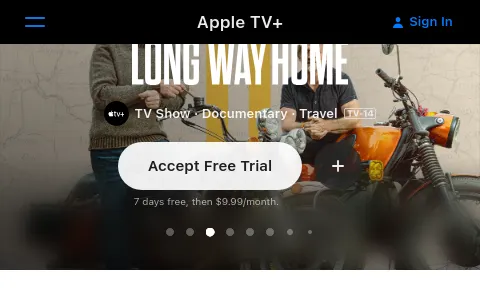 Apple TV+ Tv status preview image