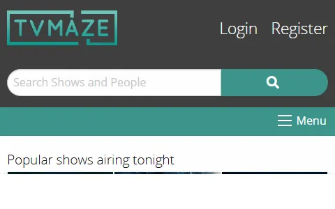 TVmaze status preview image