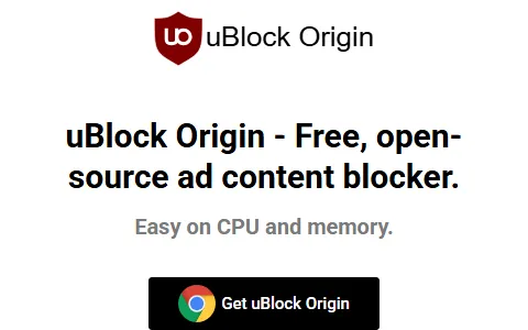 uBlock Origin status preview image
