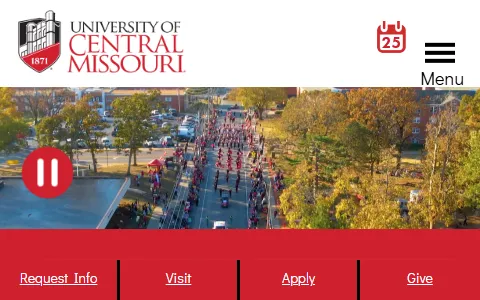 University of Central Missouri status preview image