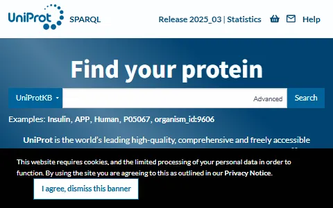 Uniprot.org status preview image
