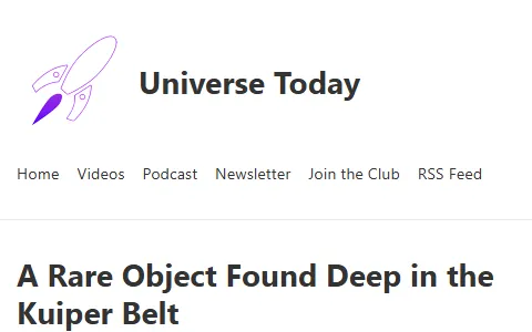 Universe Today status preview image