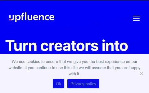 Upfluence status preview image