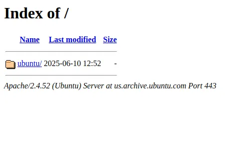 Ubuntu Archive US status preview image