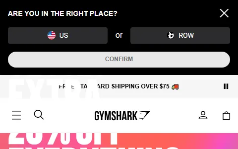 Gymshark US status preview image