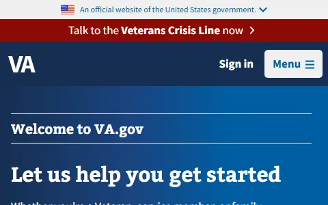 Veterans Affairs status preview image