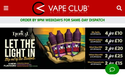 VapeClub status preview image