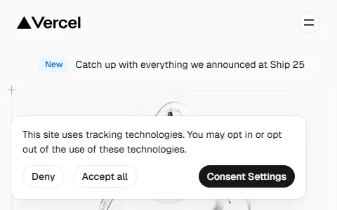 Vercel status preview image