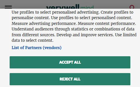 Verywell Mind status preview image