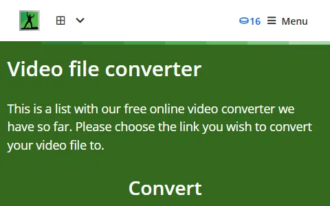 Online Convert Video status preview image