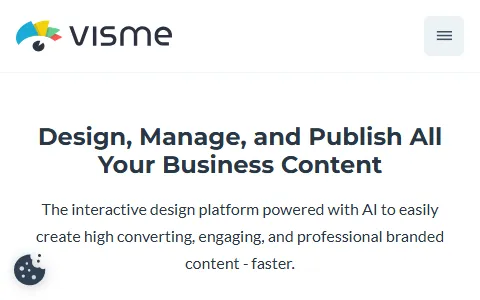 Visme status preview image