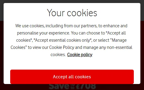 Vodafone UK status preview image