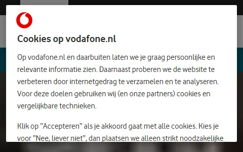Vodafone Netherlands status preview image
