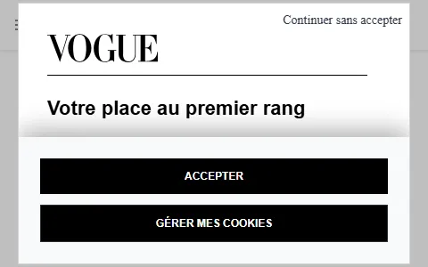 Vogue France status preview image