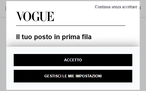 Vogue Italia status preview image