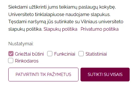 Vilnius University status preview image