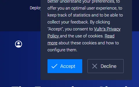 Vultr status preview image