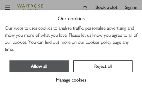 Waitrose status preview image