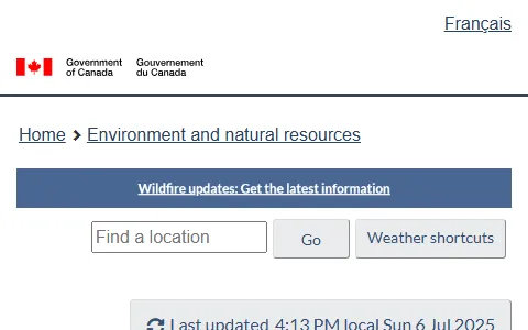 Environment Canada Weather status preview image