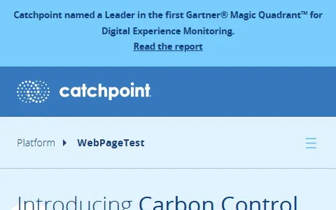 WebPageTest status preview image