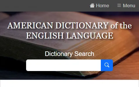 Webster's Dictionary 1828 preview