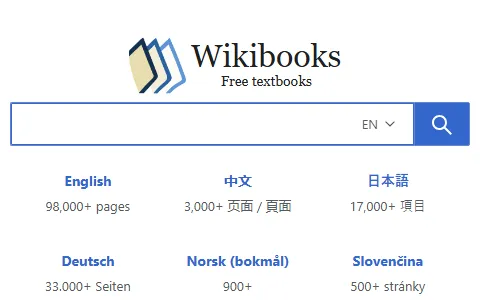 Wikibooks status preview image