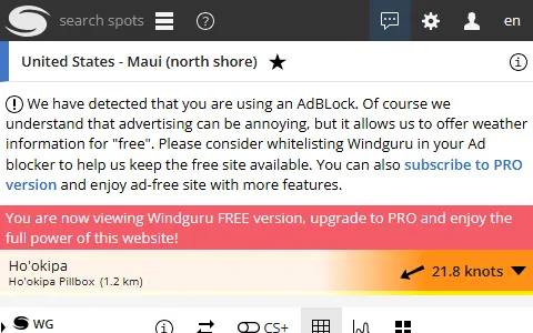 Windguru status preview image