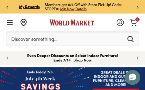 World Market status preview image