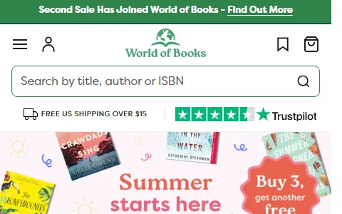 World of Books status preview image
