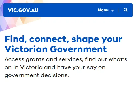 Victorian Government status preview image