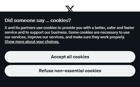 X.com status preview image