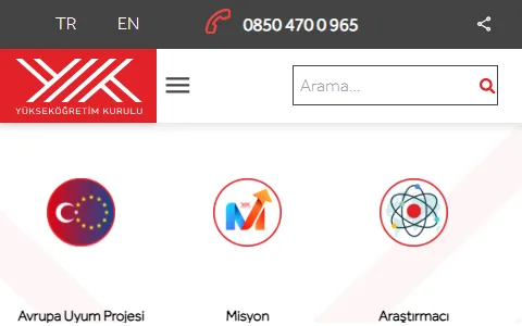 Yükseköğretim Kurulu status preview image
