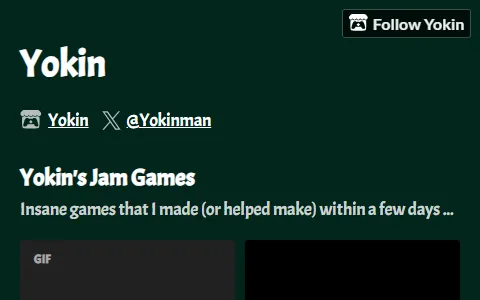 Yokin.itch.io status preview image