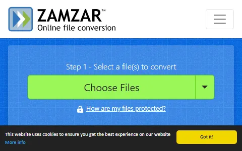 Zamzar status preview image