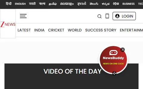 Zee News status preview image