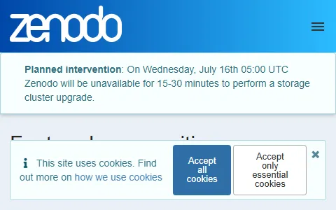 Zenodo status preview image