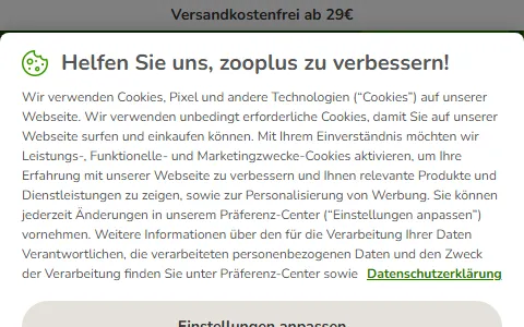 Zooplus Germany status preview image